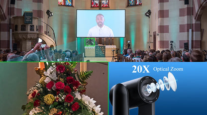 AI Auto Framing PTZ Camera