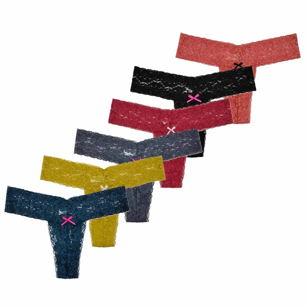 Lace Thongs M-XL Low Waist Lingerie Panties
