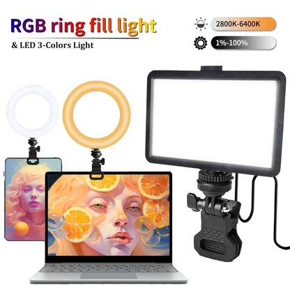 Bi-Color 3300K–5600K Ring Lamp