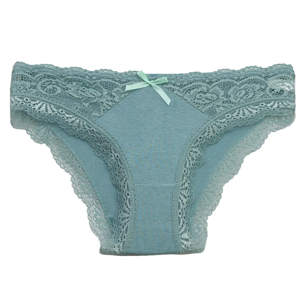 Cotton Briefs Lady 5 PCS/SET Lace Panty Underpants Seamless Panties For Women Lingerie