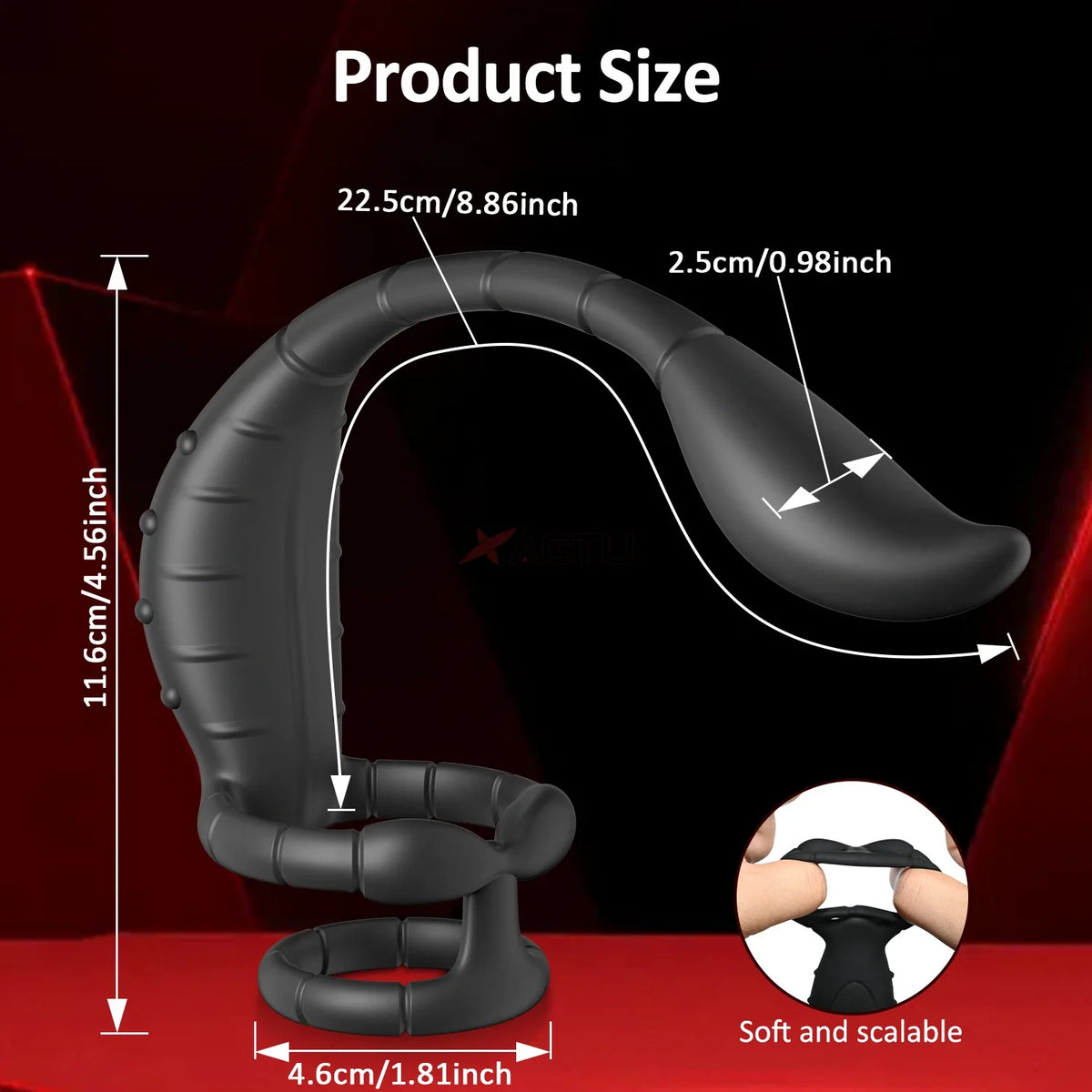 App Control Plug with Vibrating Ring