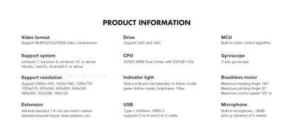 Noise Reduction Mic Camera
