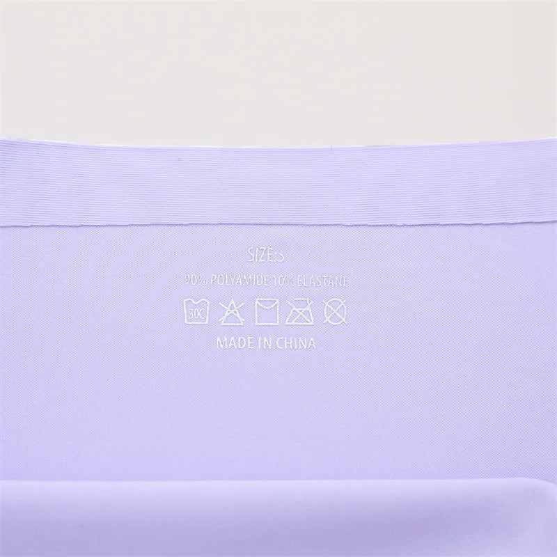 6Pcs/Set Sexy Traceless Panties For Women Seamless Low Waist Breathable Briefs High Elastic Solid Color Lingerie Cozy Underpants