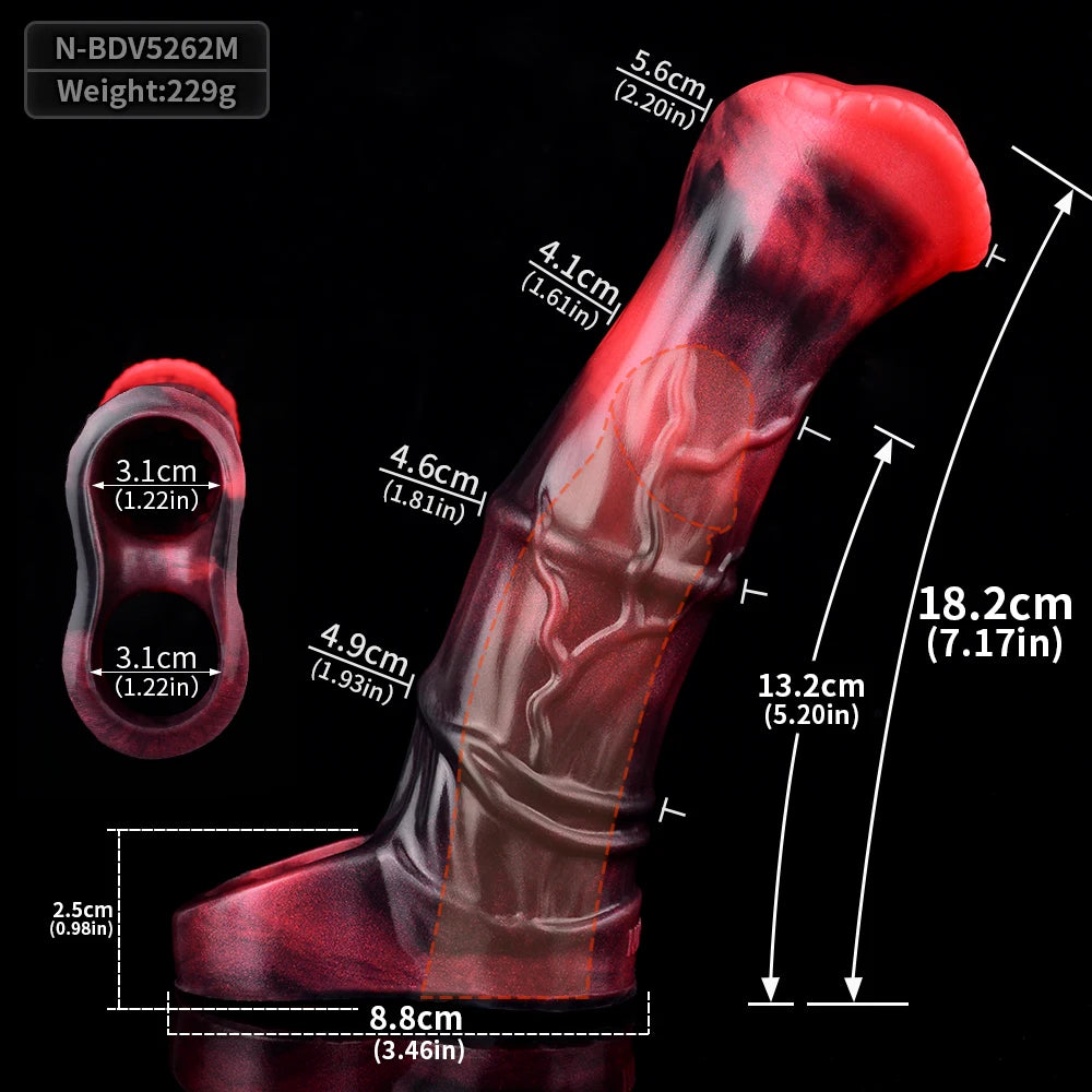 Vibrating Silicone Sleeve Extender – Multi-Mode