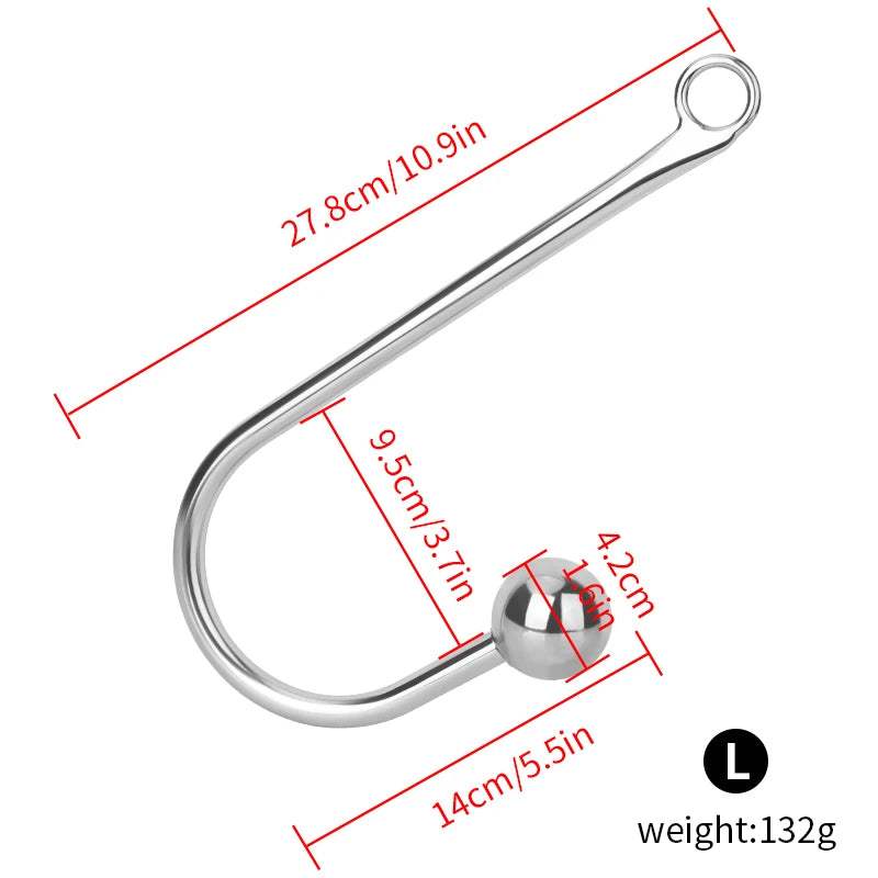 Premium Stainless Steel Anal Hook