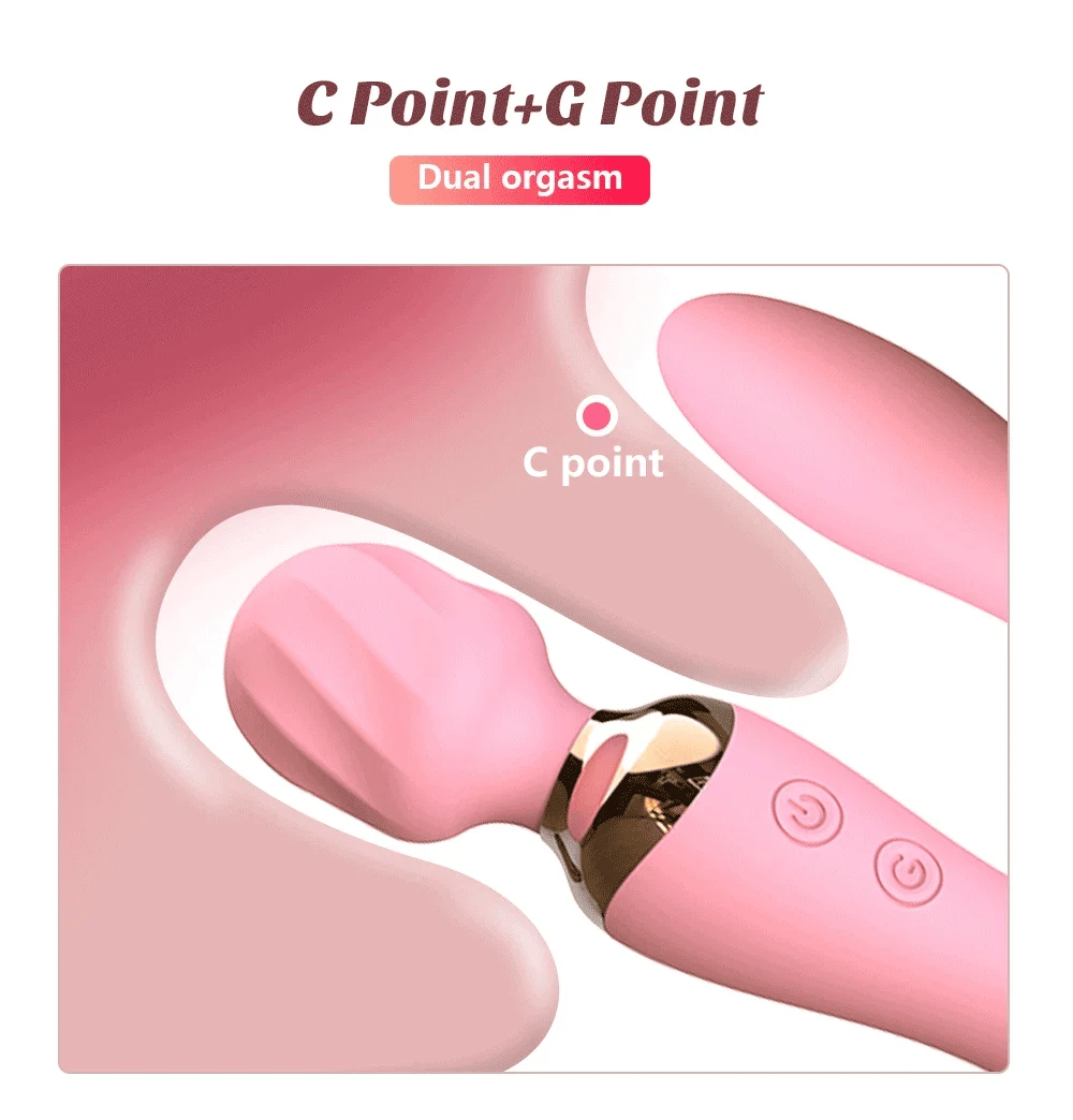 Powerful Heating Wand Vibrator