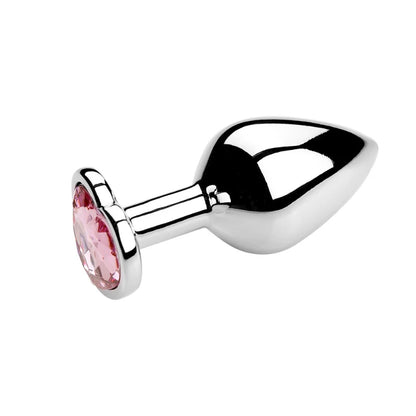 Anal Plug Heart 5 Sizes Stainless Steel Crystal Anal Plug Removable Butt Plug Stimulator Anal Sex Toys Prostate Massager Dildos
