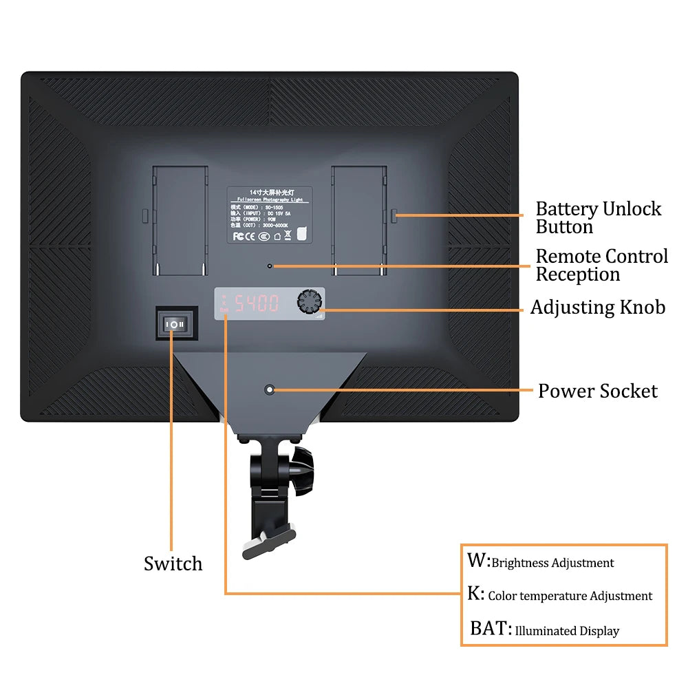 UltraSoft 14" Creator LED Panel + Stand