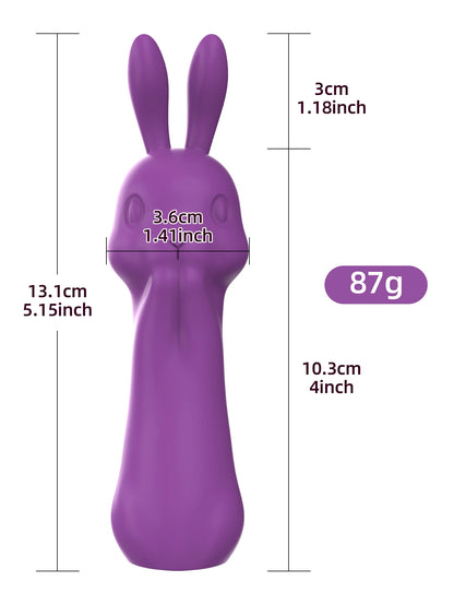 Carrot Rabbit Vibrator — Dual Suction and G-Spot