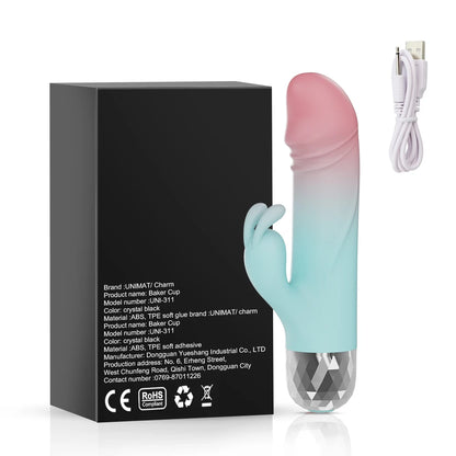 G-Spot Clitoral Rabbit Vibrator — Dual Stimulation Silicone