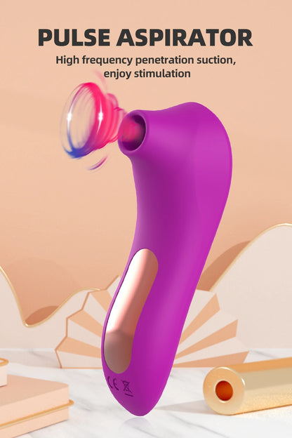 Mini Suction Vibrator — 7-Mode Clitoral and Nipple