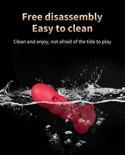 Silicone Open Mouth Gag with Adjustable Strap