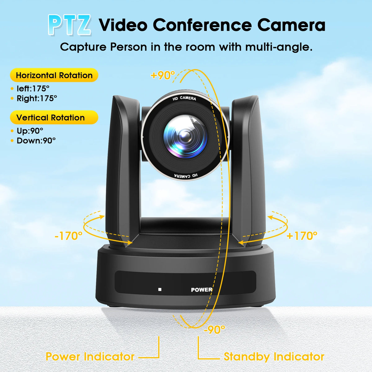 4K PTZ Camera with HDMI/SDI & POE