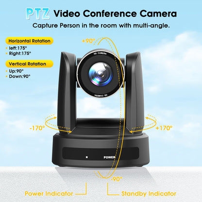 4K PTZ Camera with HDMI/SDI & POE