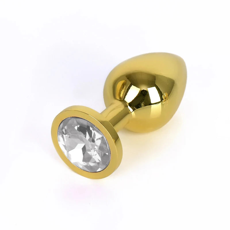 Gold-Plated Crystal Plug Set