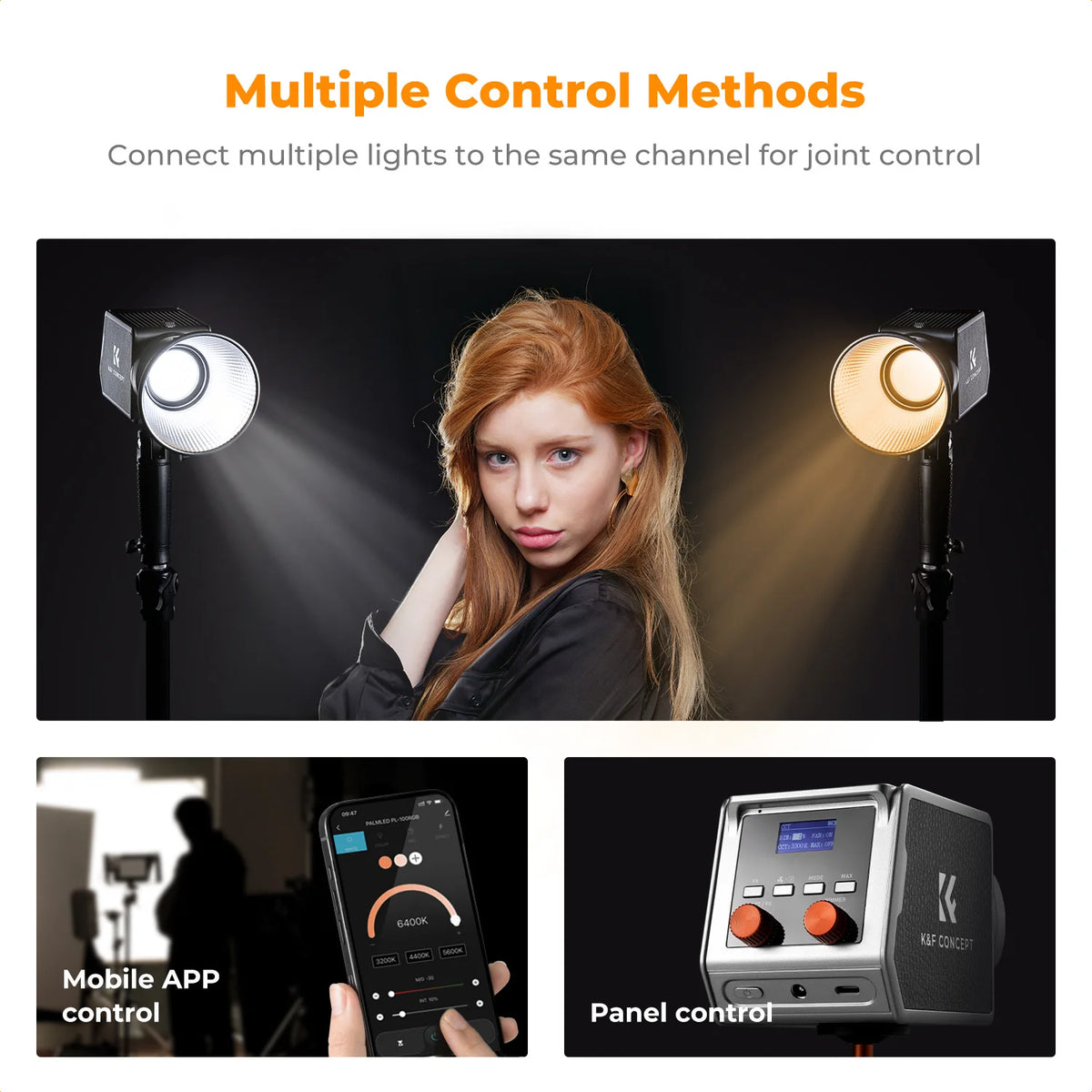 2 Light Effects COB Video Light
