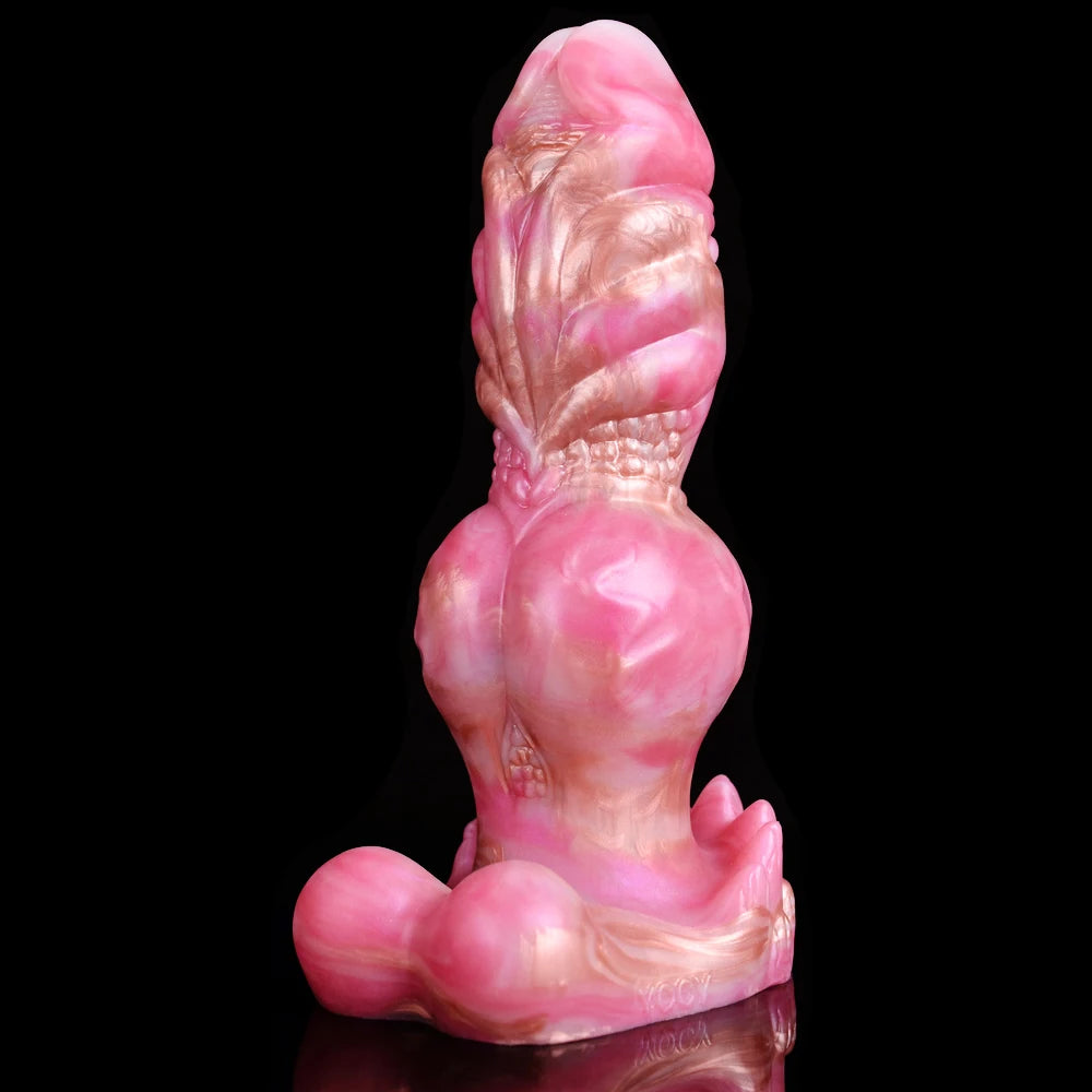 Knotted Wolf Fantasy Dildo — Suction Cup 2 Sizes