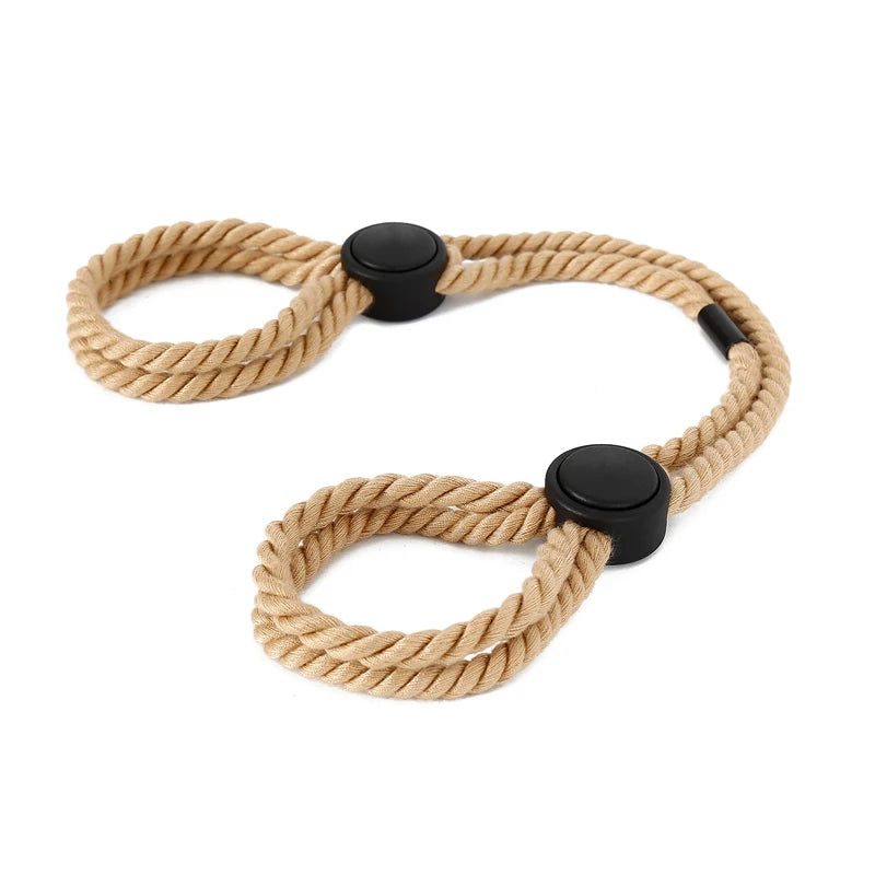 Adjustable Bondage Rope & Cuff Restraint Set