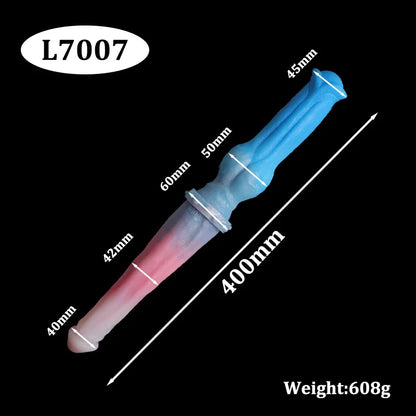 40cm Dual Horse Dog Knot Double Dildo — 3 Colours