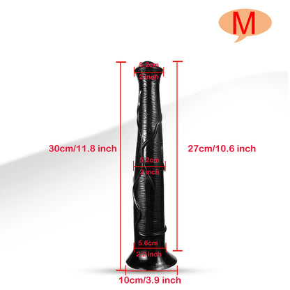 XXL Realistic Giant Horse Dildo — 3 Sizes Liquid Silicone