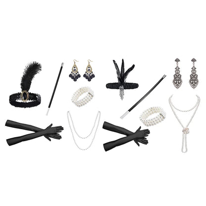 1920s Flapper Cosplay Accessory Set