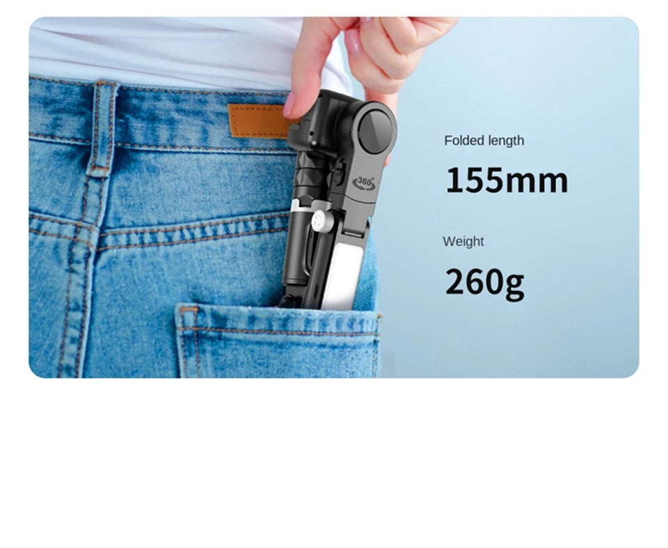 AI Adjustable Angle Smartphone Gimbal