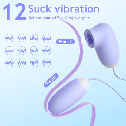Magical Sucking Vibrating Egg Massager 24 Mode Clitoral Nipple Sucker Stimulator Clit G Spot Private Vibrator Sex Toys for Women