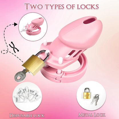 Pinky Boys Cage Chastity Cage Device