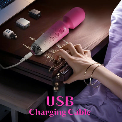 Powerful silicone vibrator