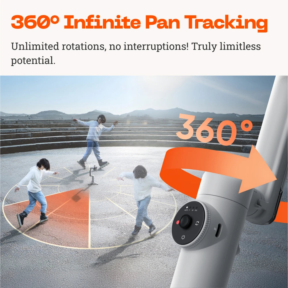 AI-Powered 3-Axis Handheld Gimbal Stabilizer