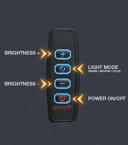 9-Level Brightness Adjustable Light