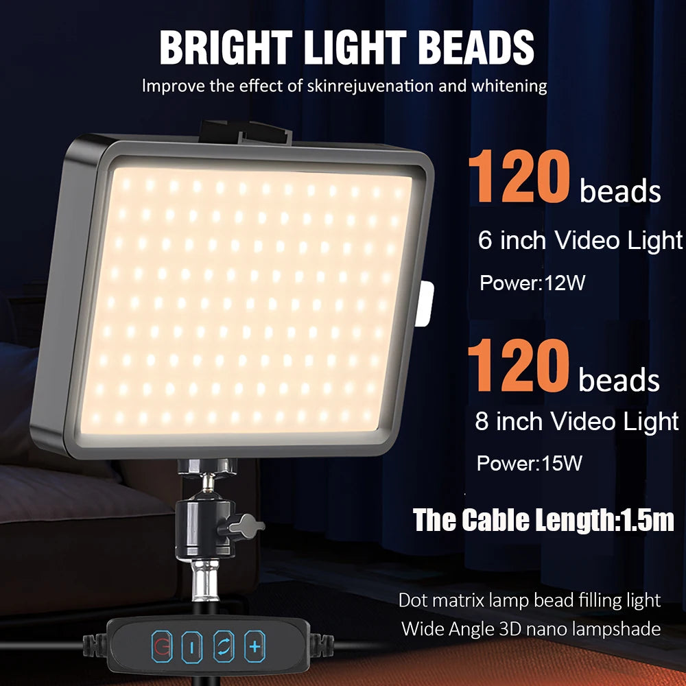 Bi-Color 3300K–5600K Ring Lamp