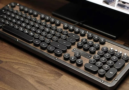Premium handcrafted wood keyboard