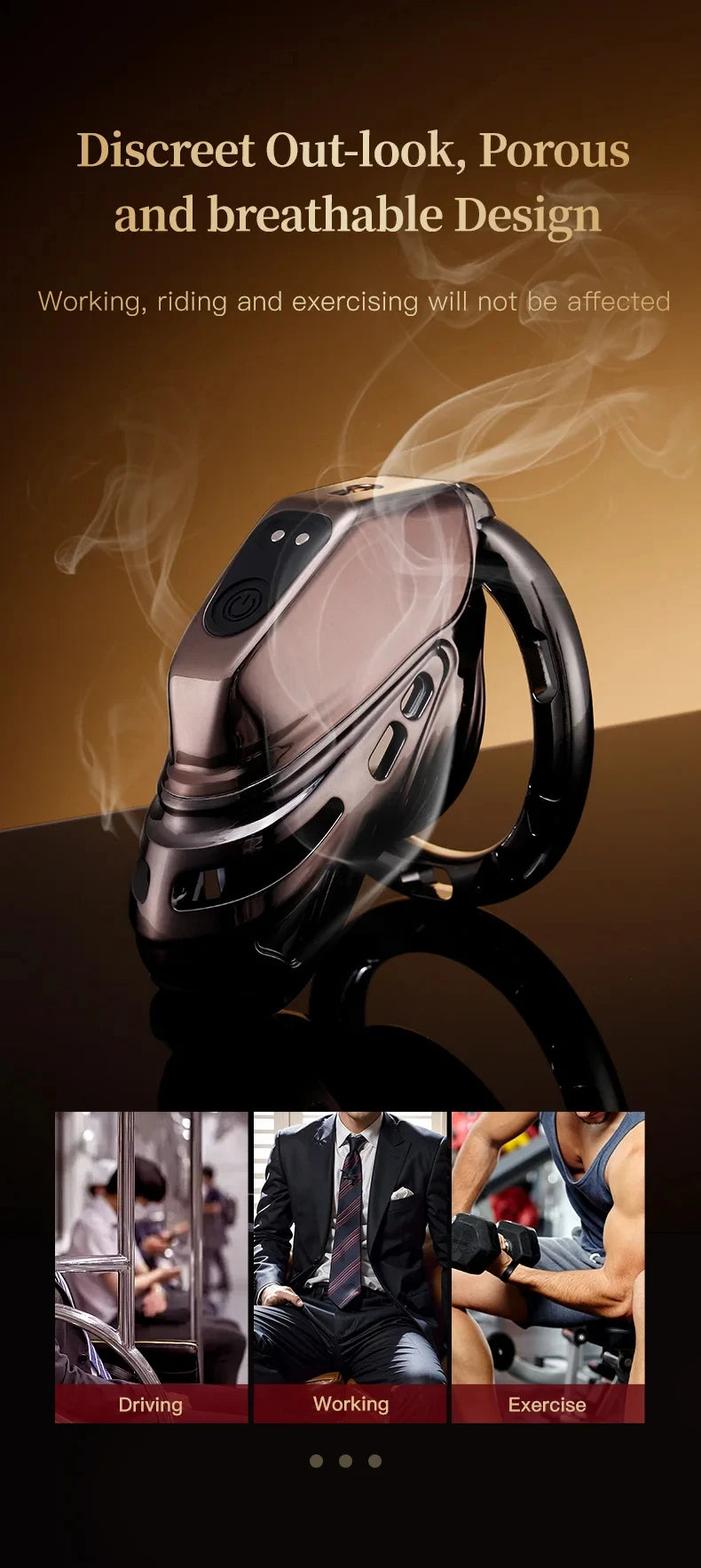 Smart App Controlled Chastity Cage