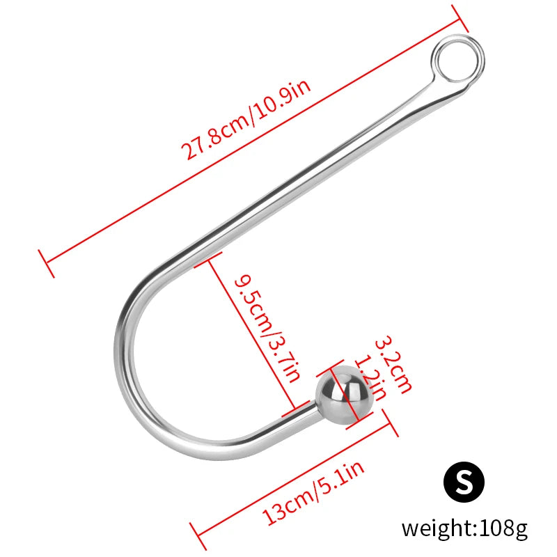 Premium Stainless Steel Anal Hook
