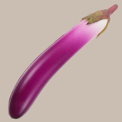 Eggplant Pleasure Dildo — 26cm Smooth PVC