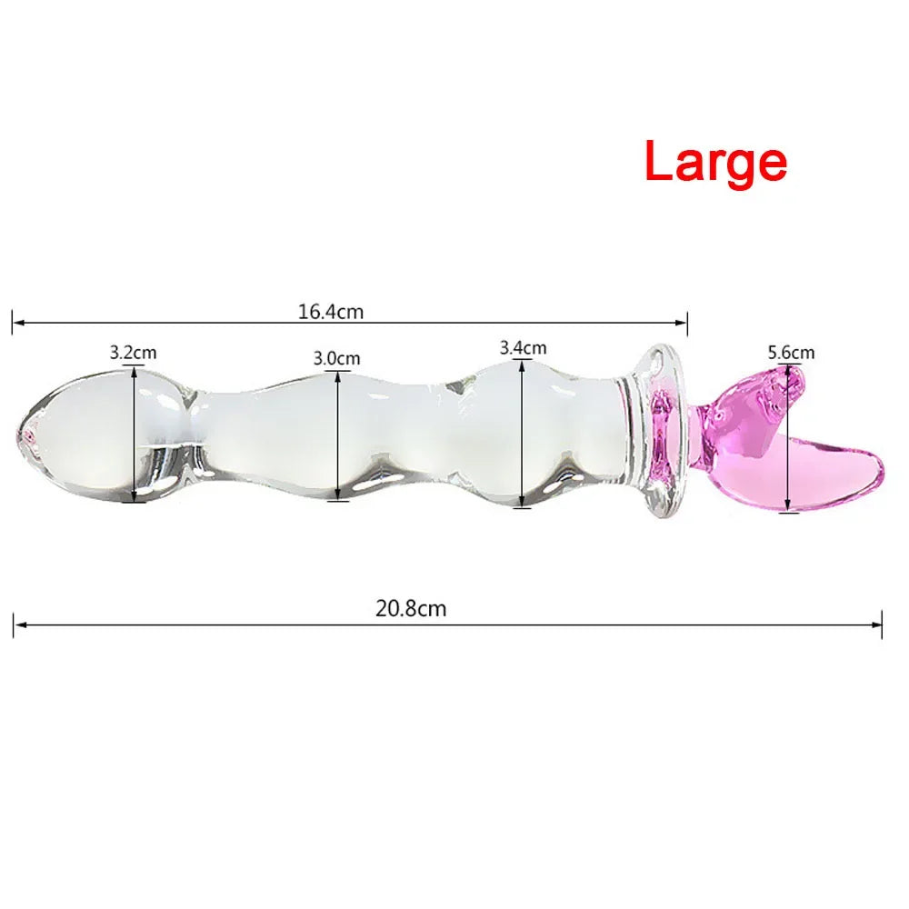 Glass Plugs Realistic Adults Toys