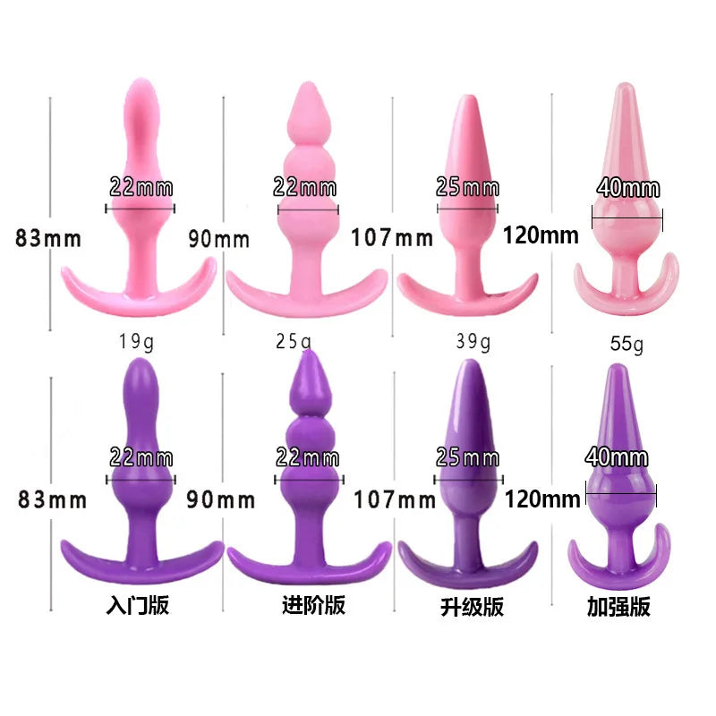 Flexible, Smooth, And Comfortable Plugs