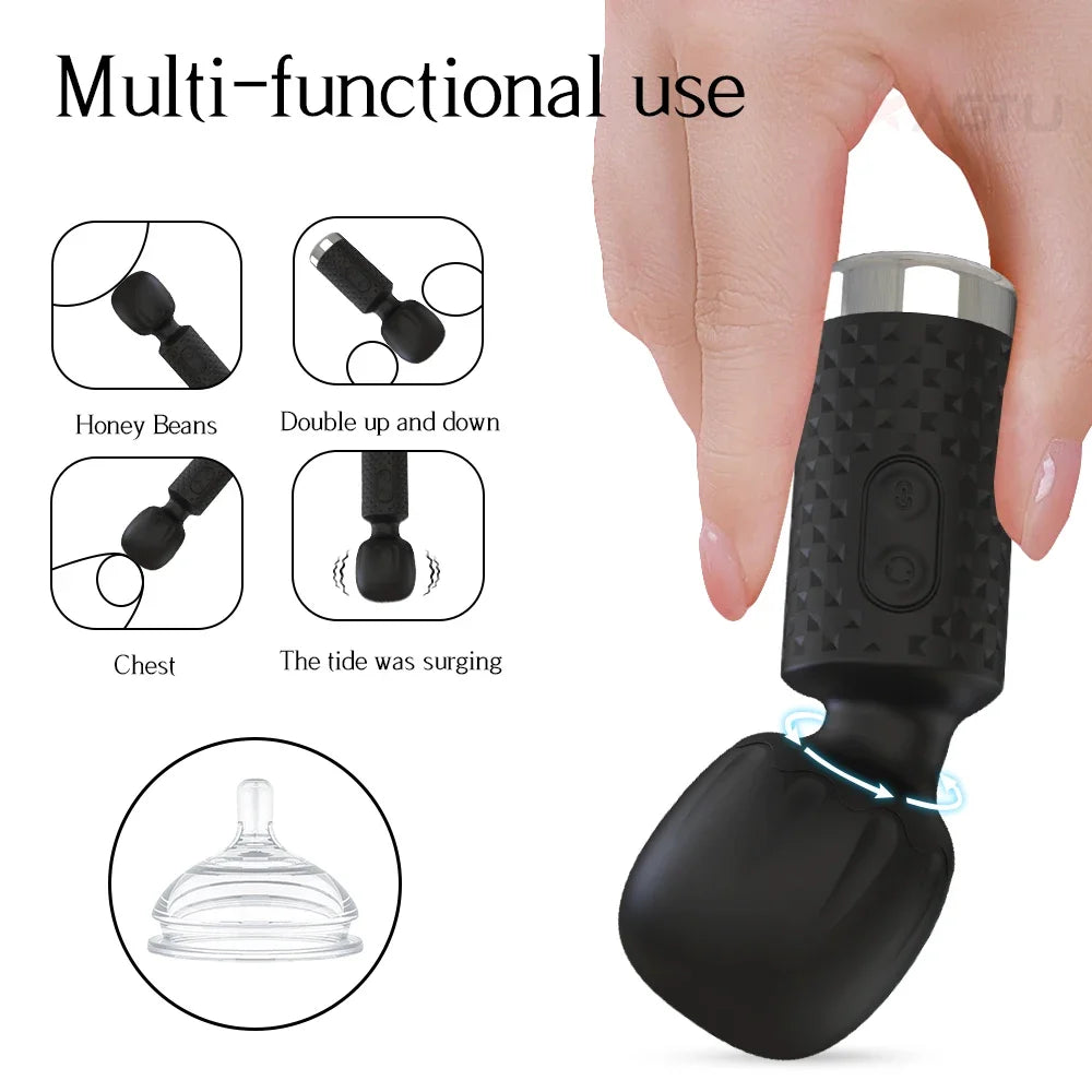 10 Modes Powerful Mini Vibrator