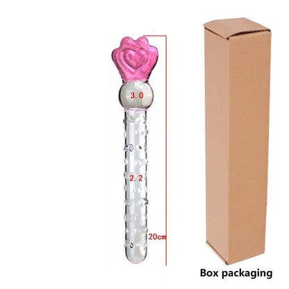 High-Quality Glass Massager Plug