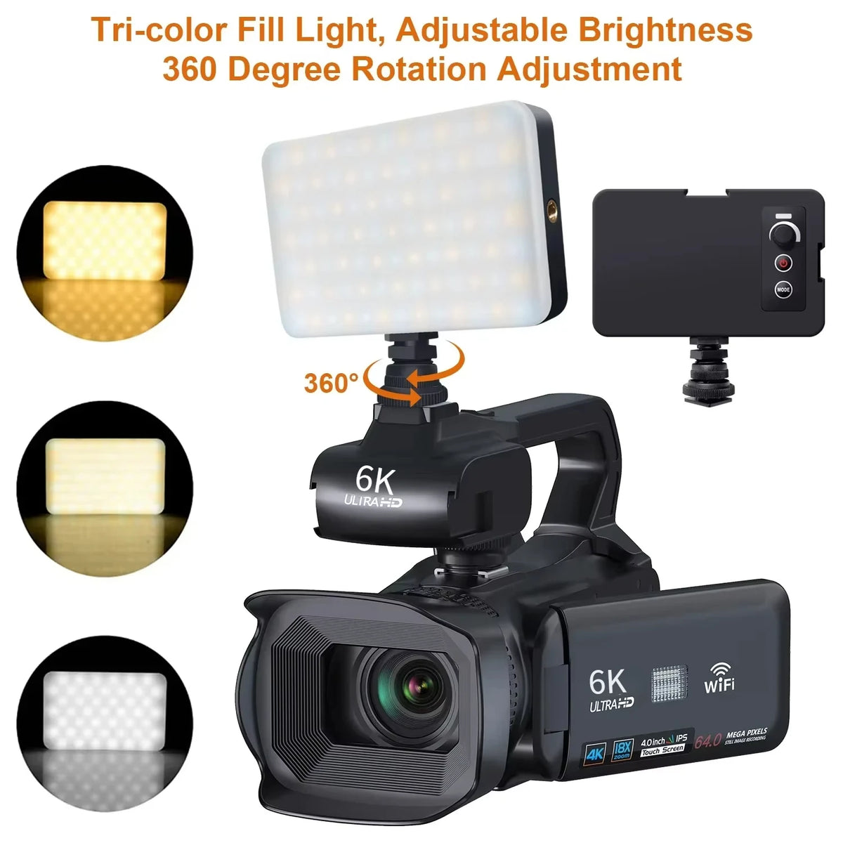 Ultra HD 6K Camcorder