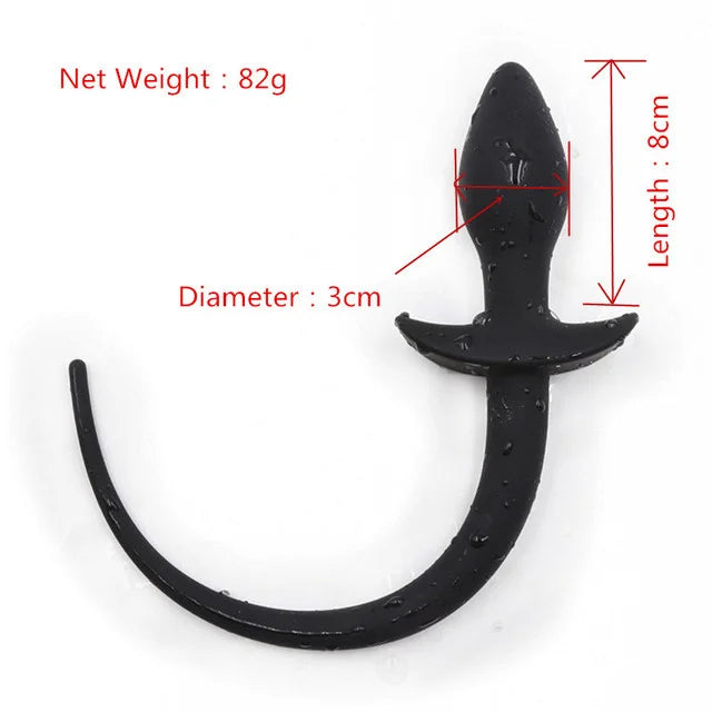 Silicone Puppy Tail Plug
