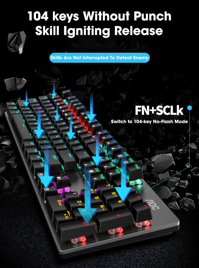 Glow Cam Keyboard