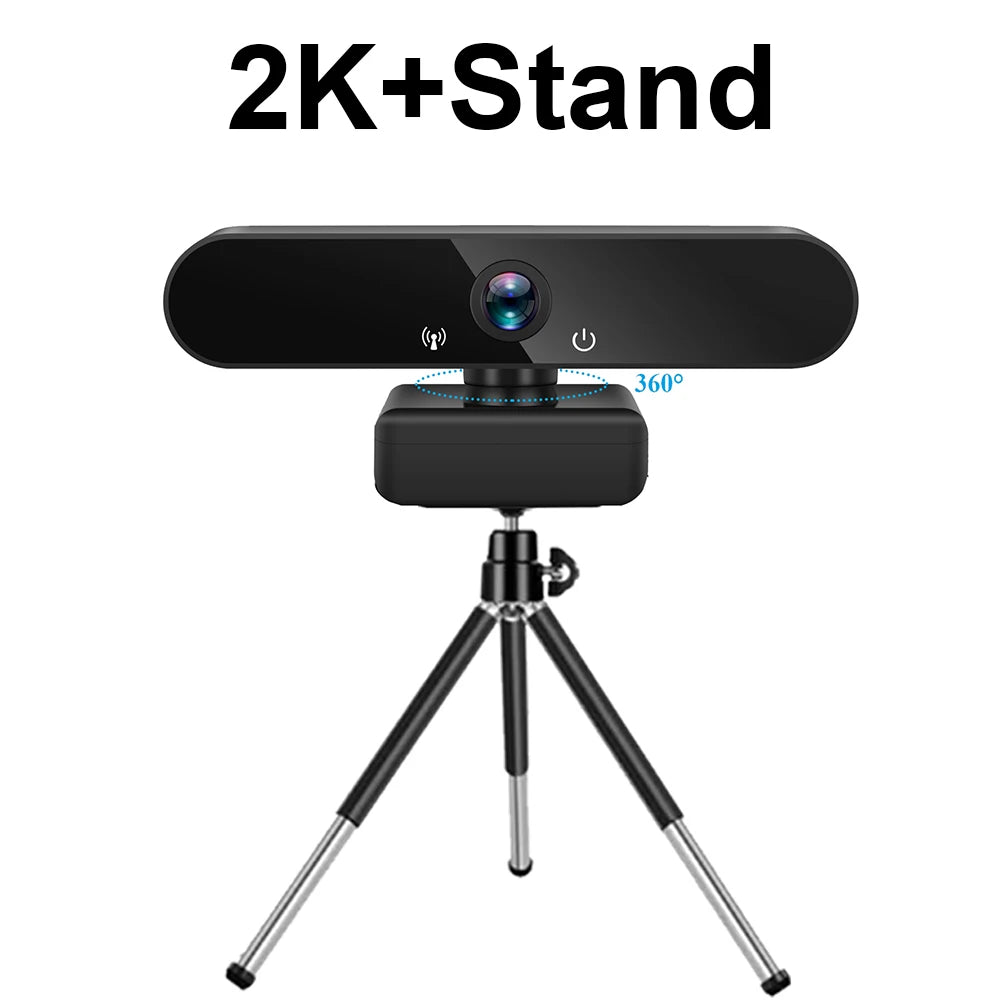 4K Webcam With Mic