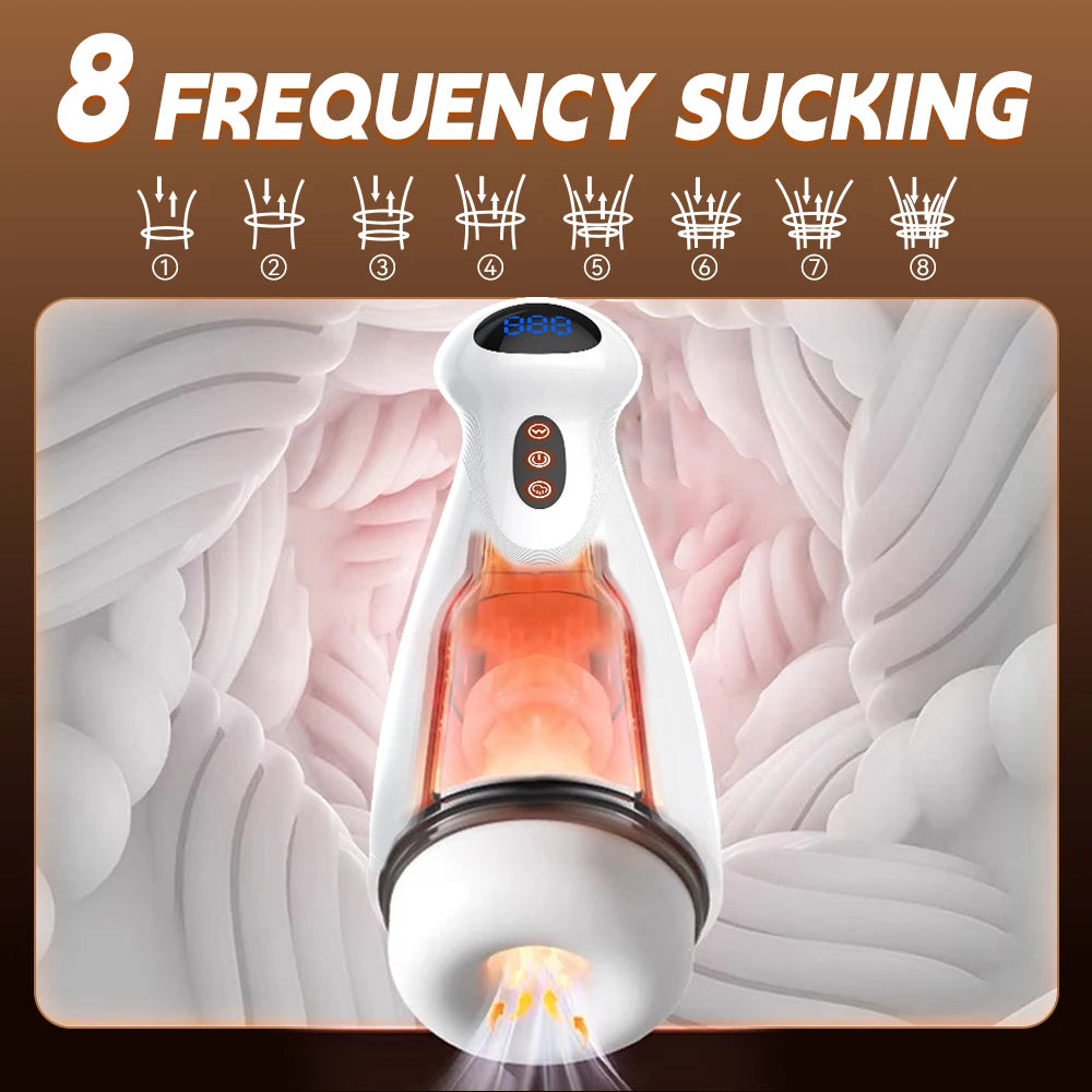 Automatic Suction Vibration Stroker Cup