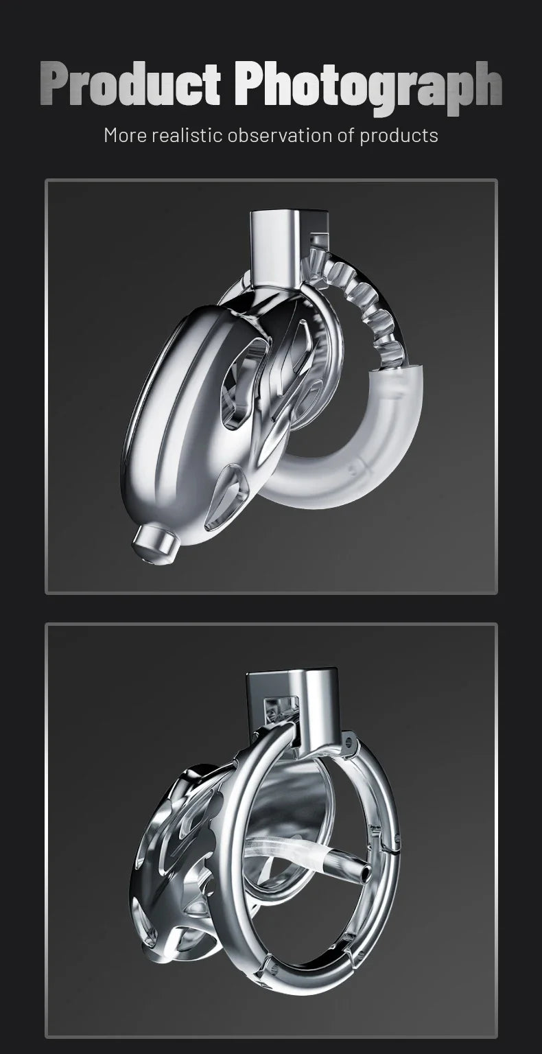 Premium Aluminum Chastity Cage