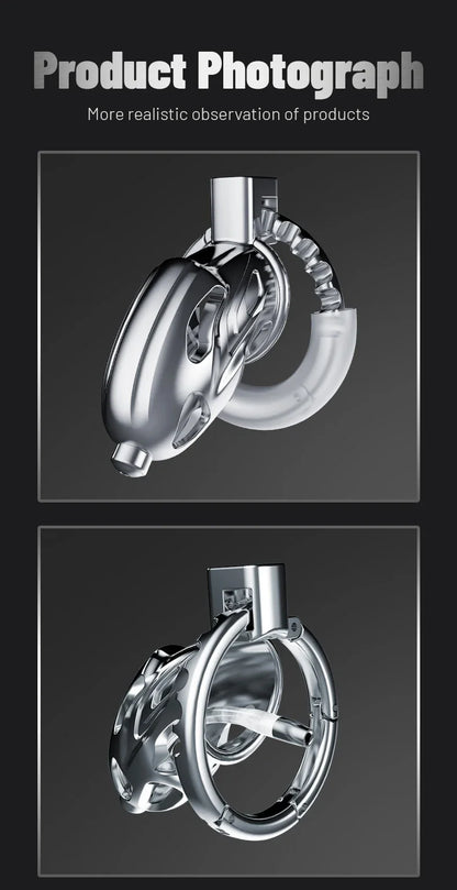 Premium Aluminum Chastity Cage