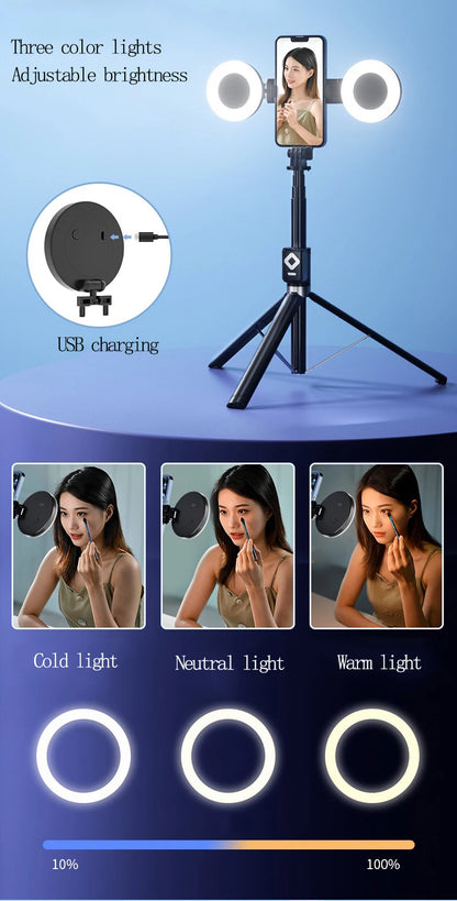 Live Streaming Ring Light Stand Tripod