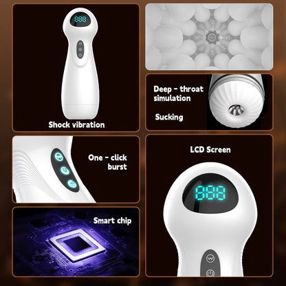 Automatic Suction Vibration Stroker Cup