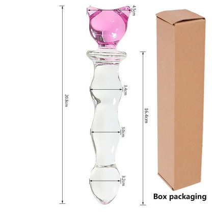Polished Borosilicate Glass Intimacy Toy